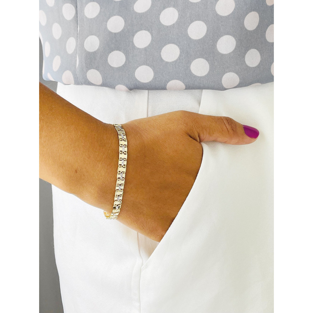 Damen Goldarmband Armband Armkette Gelbgold 585er 14KT