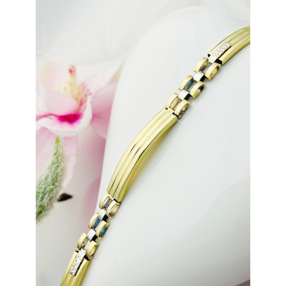 Damen Goldarmband Armband Armkette Gelbgold 585er 14KT