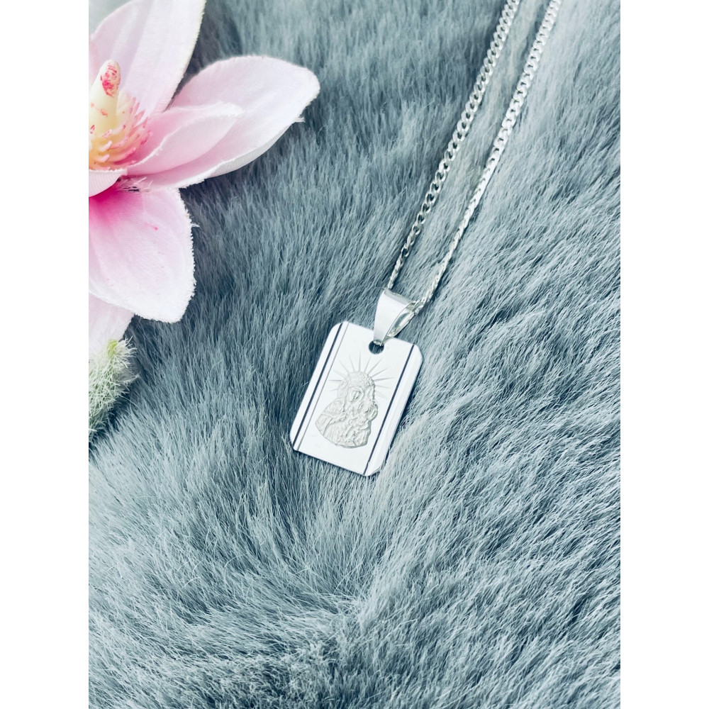 Silber Anhänger Madonna Maria mit Jesuskind Erstkommunion 925er