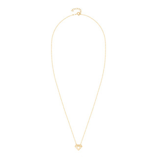 Złoty naszyjnik diament