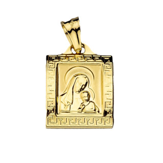 Anhänger Madonna Maria Goldanhänger Erstkommunion 585er 14KT