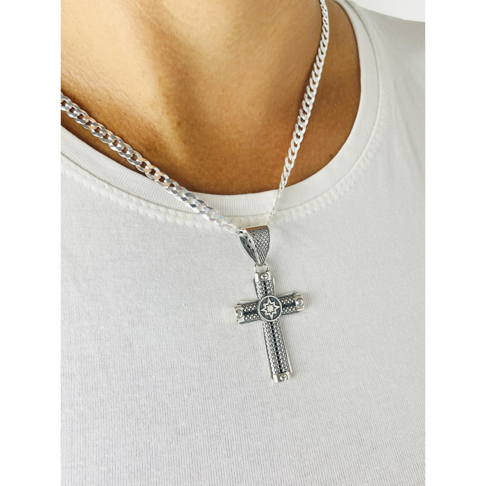 Silber Anhänger Kreuz  Erstkommunion Taufe