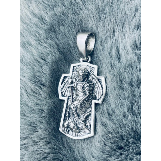 Erzengel Silber Anhänger Kreuz  Erstkommunion Taufe