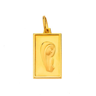 Złoty Medalik Zawieszka Matka Boska Fatimska