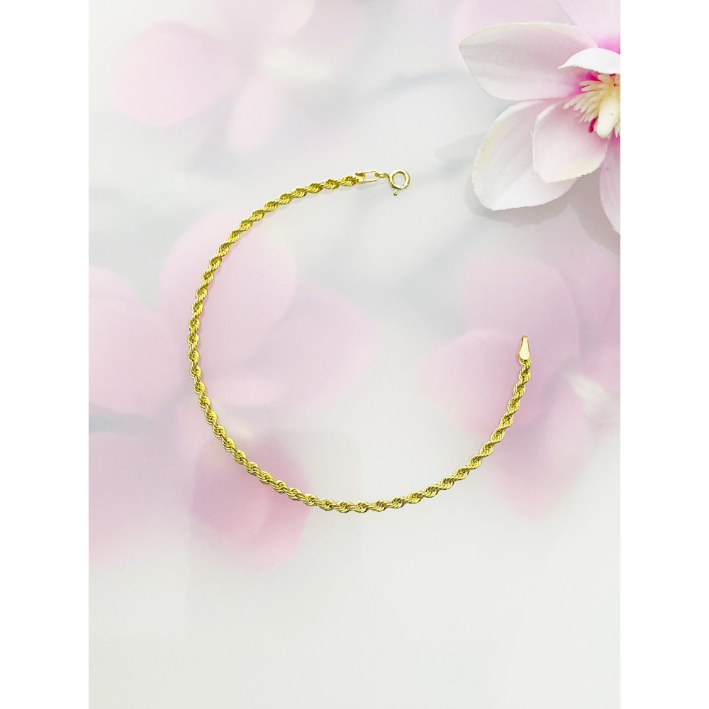 Diamondi Damen Goldarmband Rope Armbänder Kord Magic