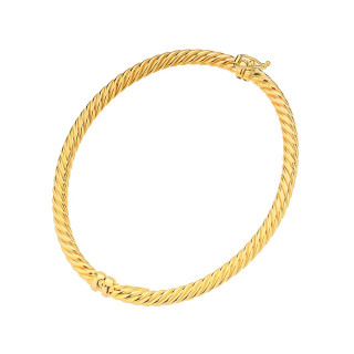 Goldarmband Kreis Armband Gelbgold 375er
