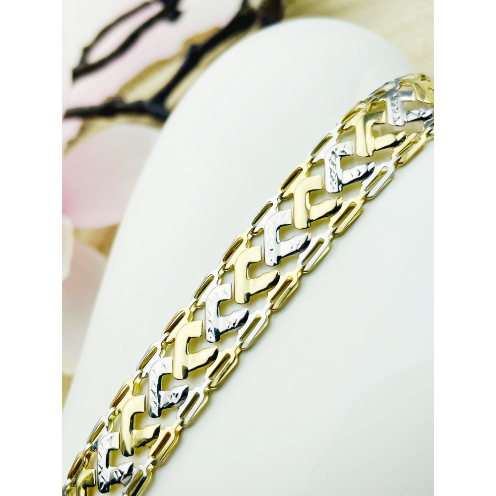 Damen Goldarmband Armband Armkette Gelbgold 375er