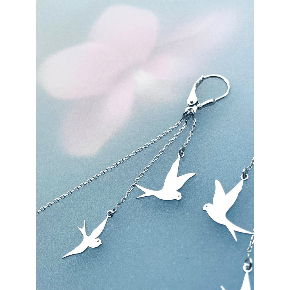 copy of Złote kolczyki przecinki z cyrkoniami