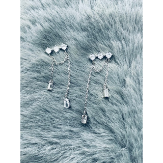 925 Silber mit Zirkonia Ohrringe