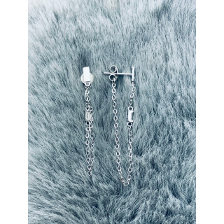 925 Silber mit Zirkonia Ohrringe