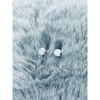 Srebrne kolczyki serca serduszka z cyrkoniami