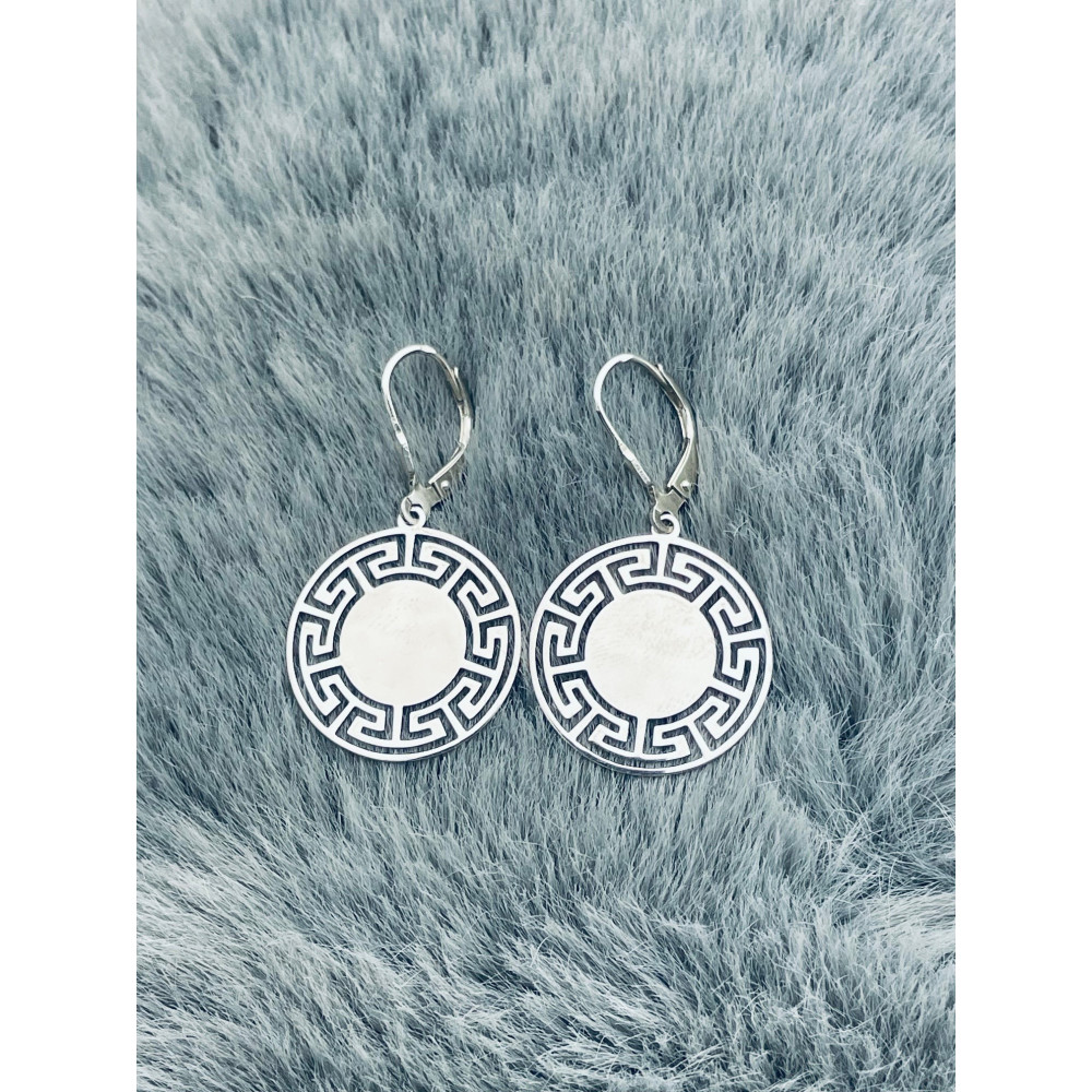 Kreis 925 Silber Ohrringe