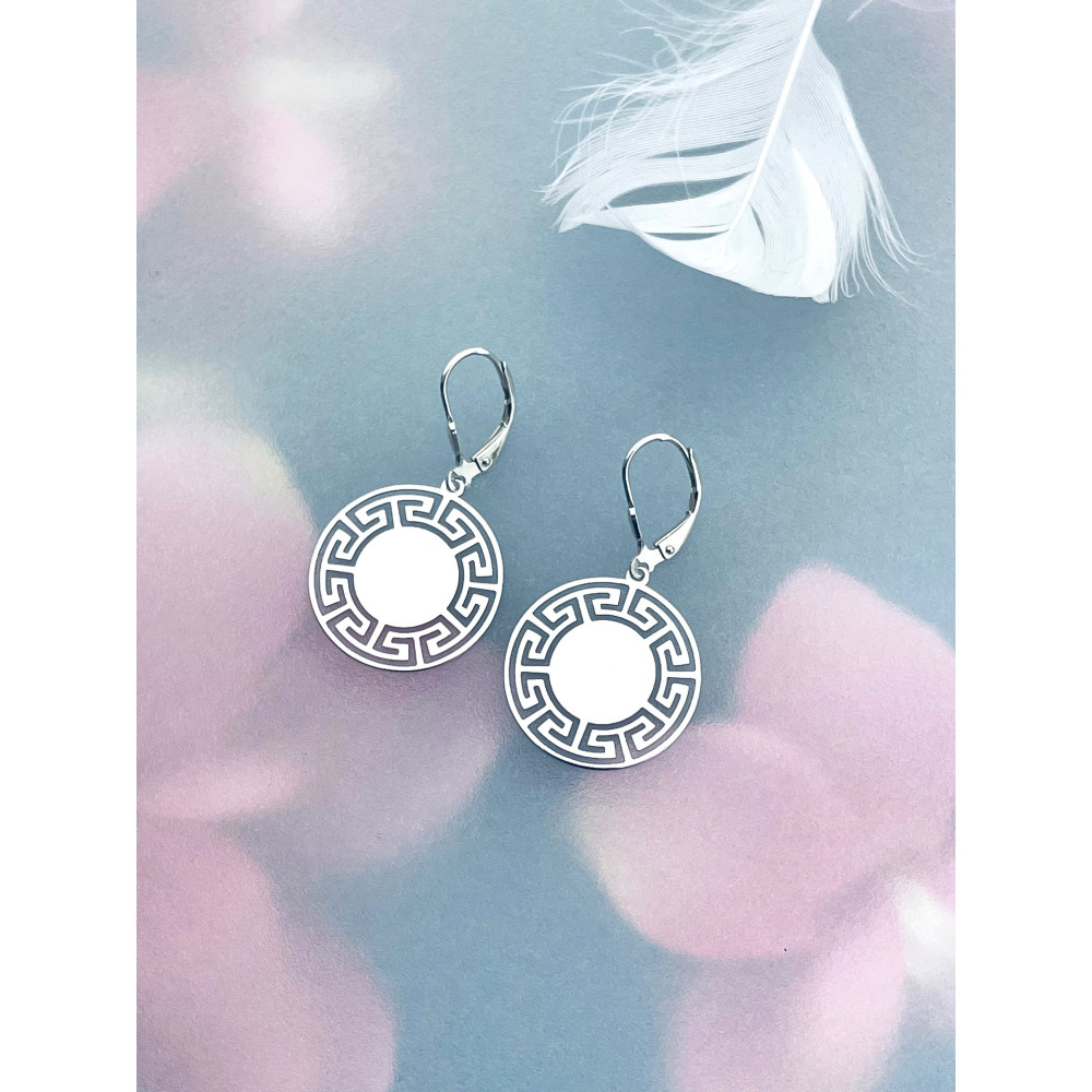 Kreis 925 Silber Ohrringe