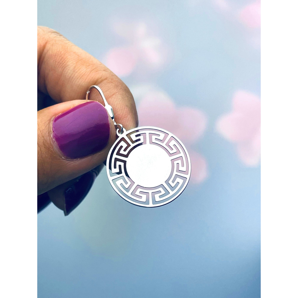 Kreis 925 Silber Ohrringe