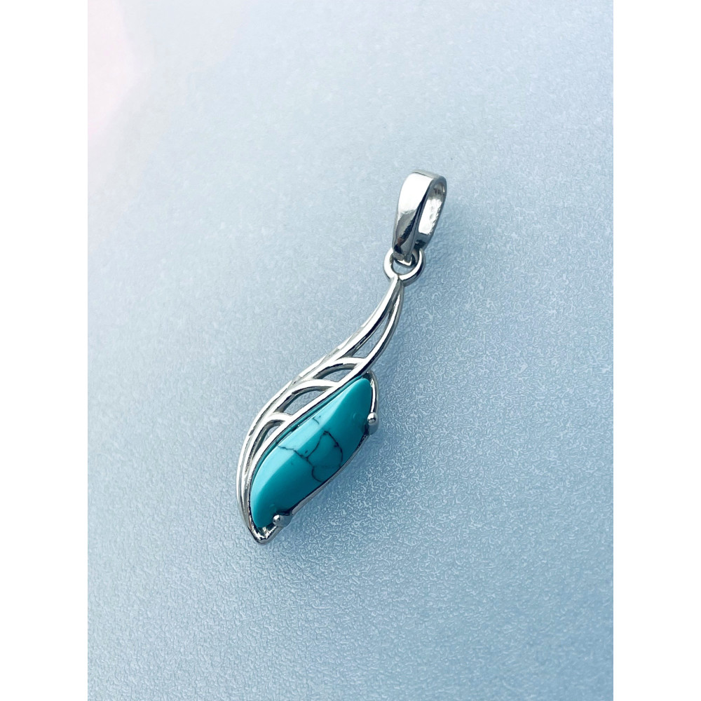 925 Silber Anhänger mit Türkis