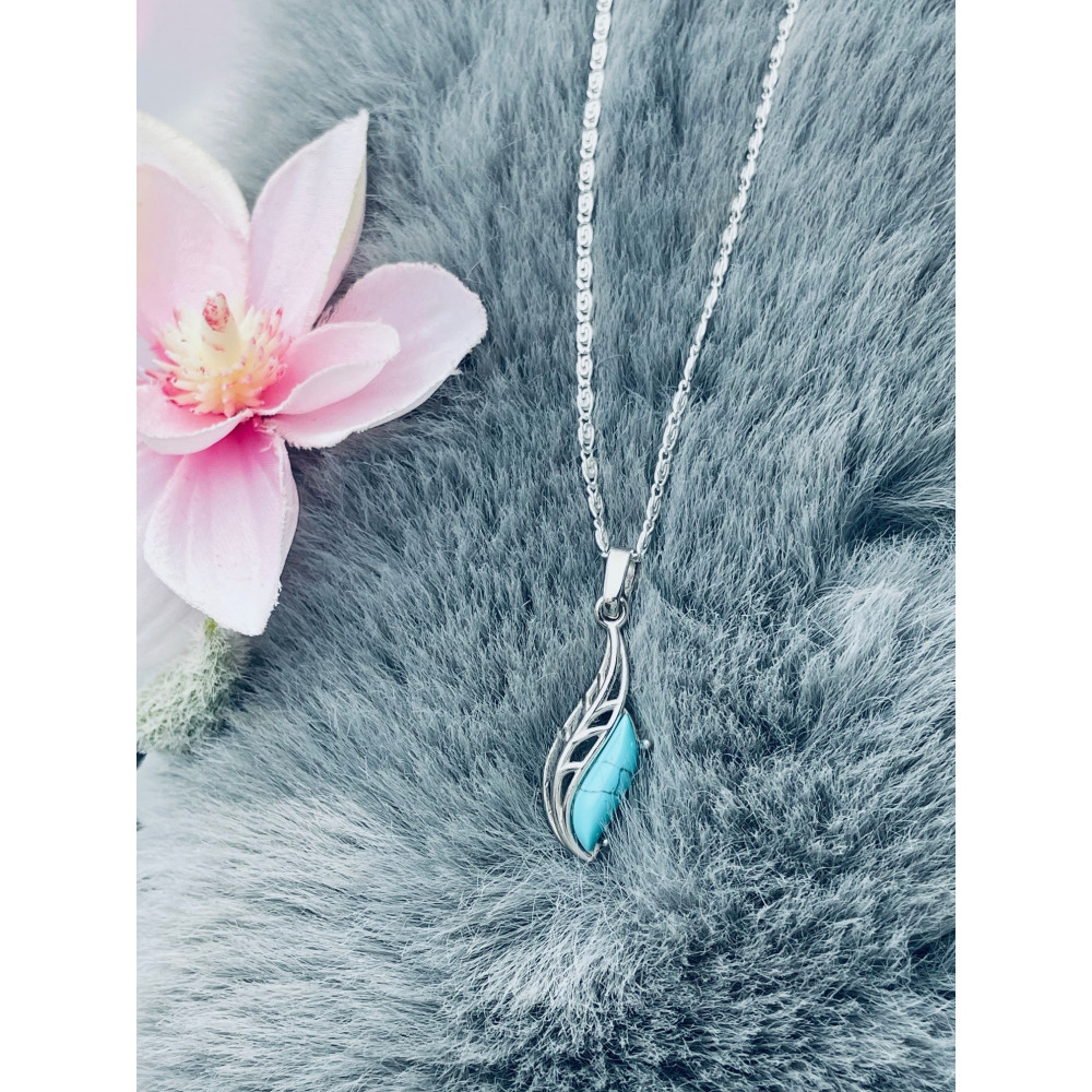 925 Silber Anhänger mit Türkis