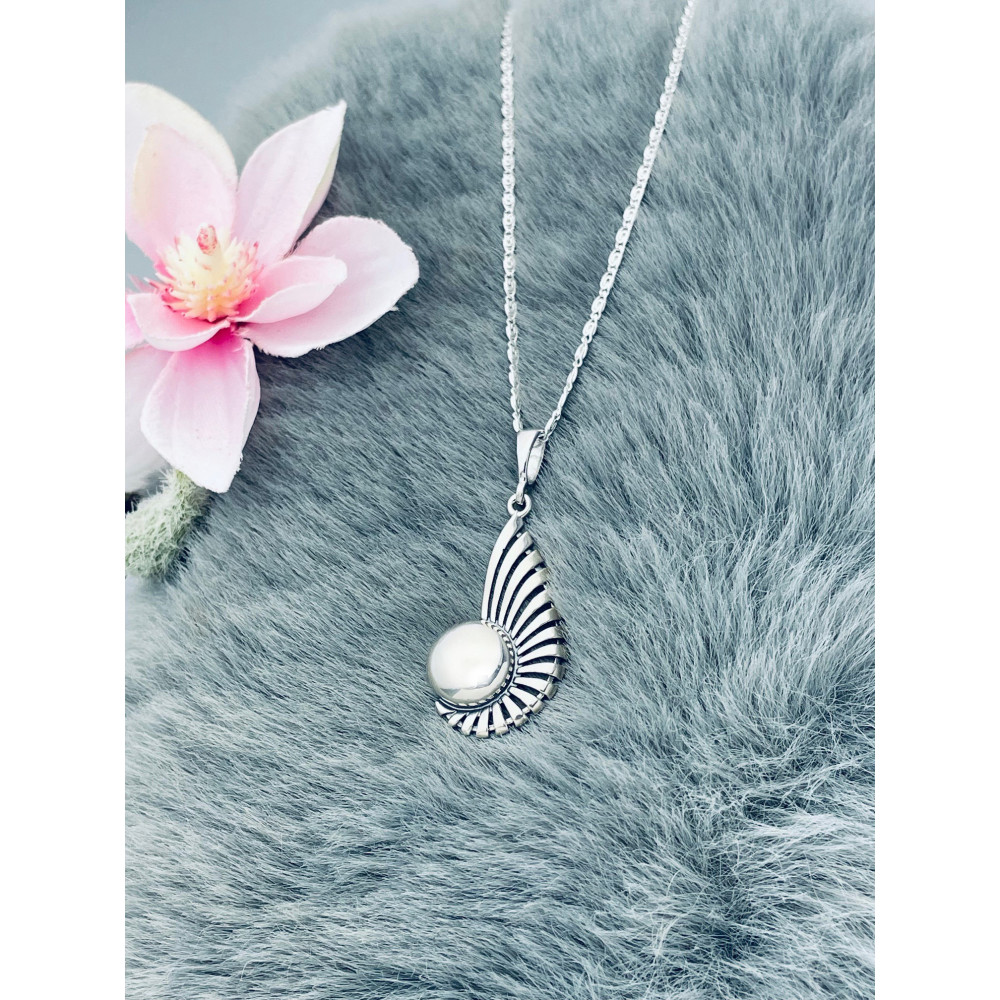 Kugel 925 Silber Damen Medaillon Anhänger