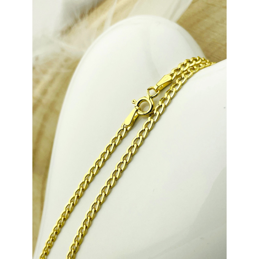 Goldkette Halskette Kette Panzerkette Collier Cuban Gelbgold Gold 585er 14KT