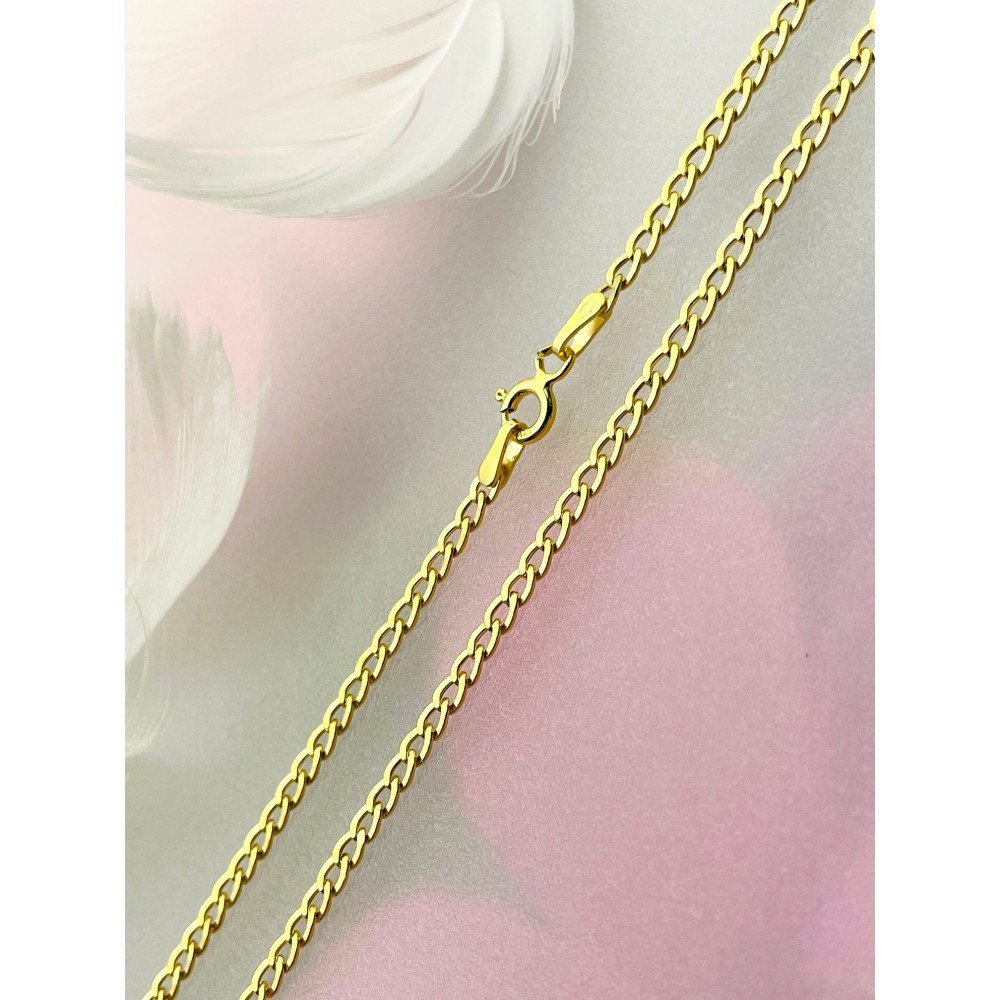 Goldkette Halskette Kette Panzerkette Collier Cuban Gelbgold Gold 585er 14KT