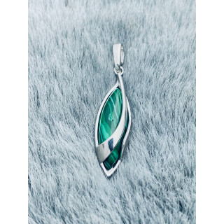 925 Silber Anhänger mit Obsidian