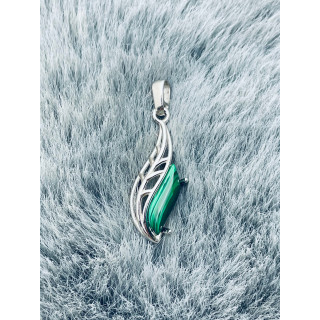 925 Silber Anhänger mit Obsidian