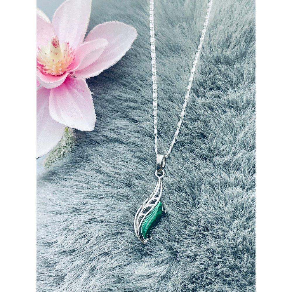 925 Silber Anhänger mit Obsidian