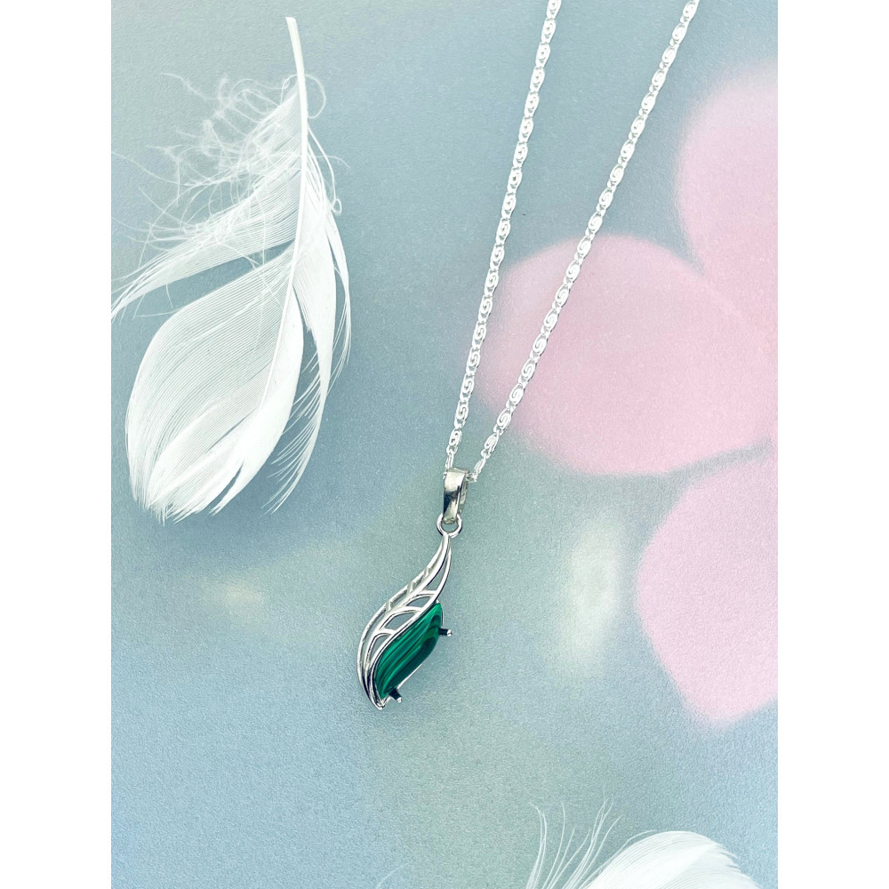 925 Silber Anhänger mit Obsidian