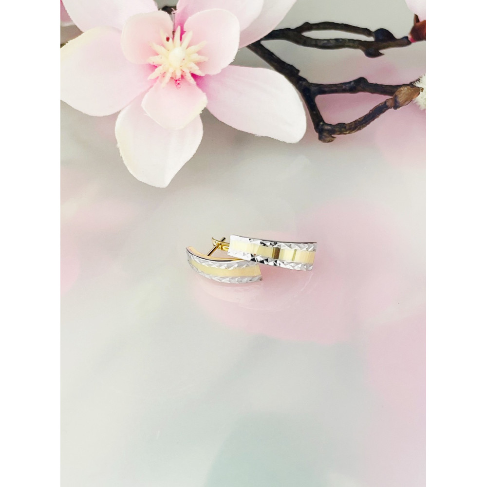 Ohrringe Ohrhänger Ohrstecker Ohrschmuck Gelbgold Paar 585er 14KT