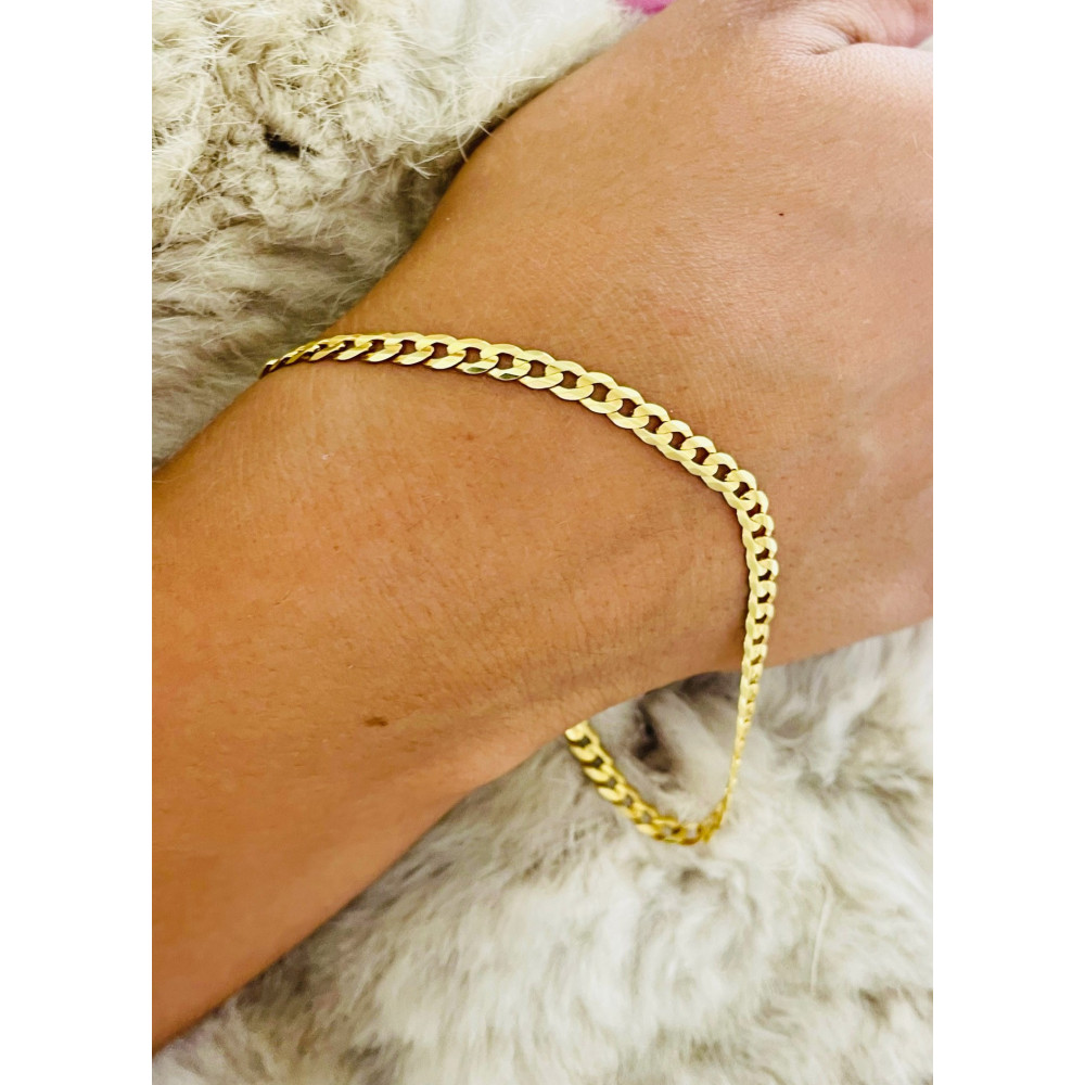 Goldarmband Armband Armkette Panzerkette Gelbgld 585er 14KT