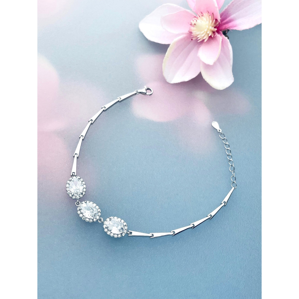 Armband 925 Silber mit Zirkonia Damen Kinder