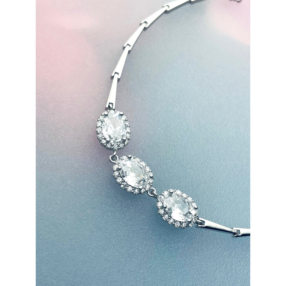 Armband 925 Silber mit Zirkonia Damen Kinder