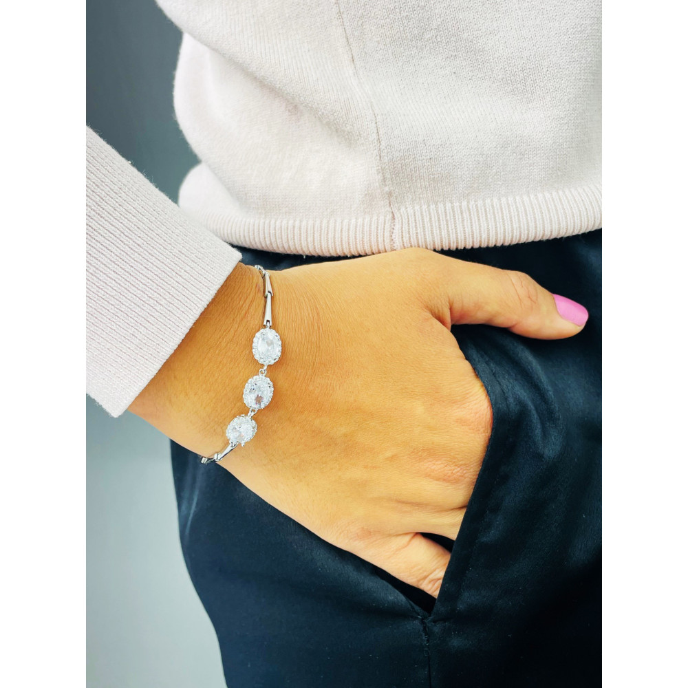 Armband 925 Silber mit Zirkonia Damen Kinder