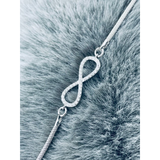 copy of Złota bransoletka celebrytka serce nieskończoność