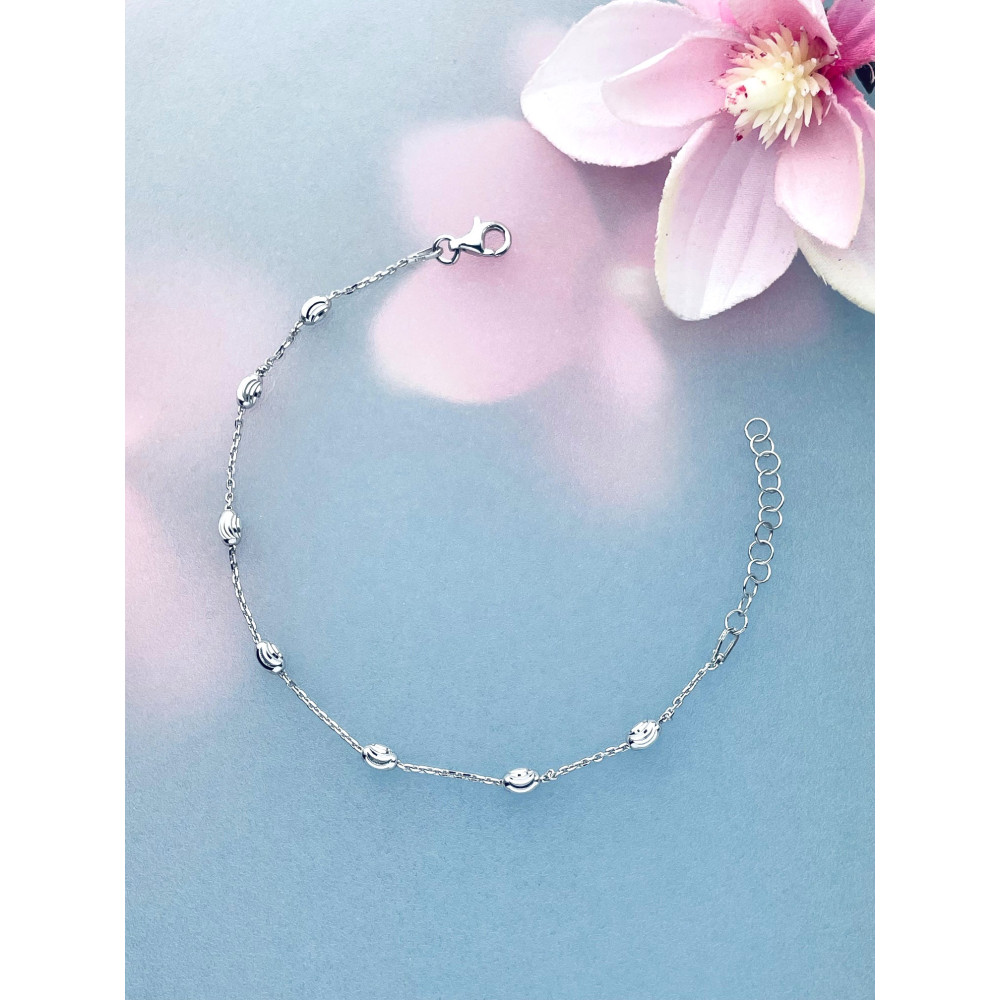 925 Silber mit Kugel Armband
