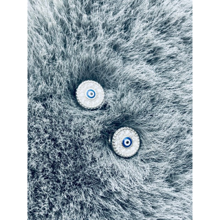 copy of Złote kolczyki przecinki z cyrkoniami