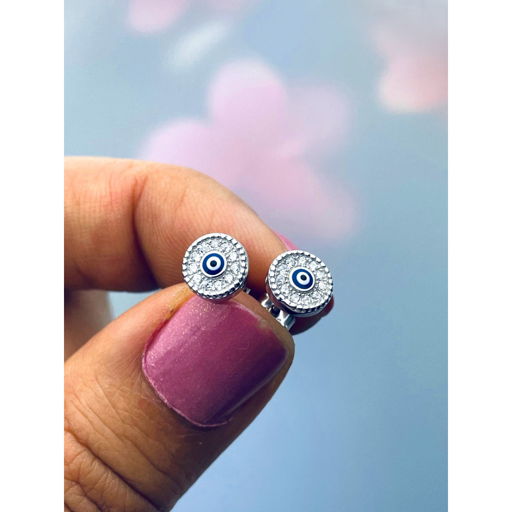 copy of Złote kolczyki przecinki z cyrkoniami