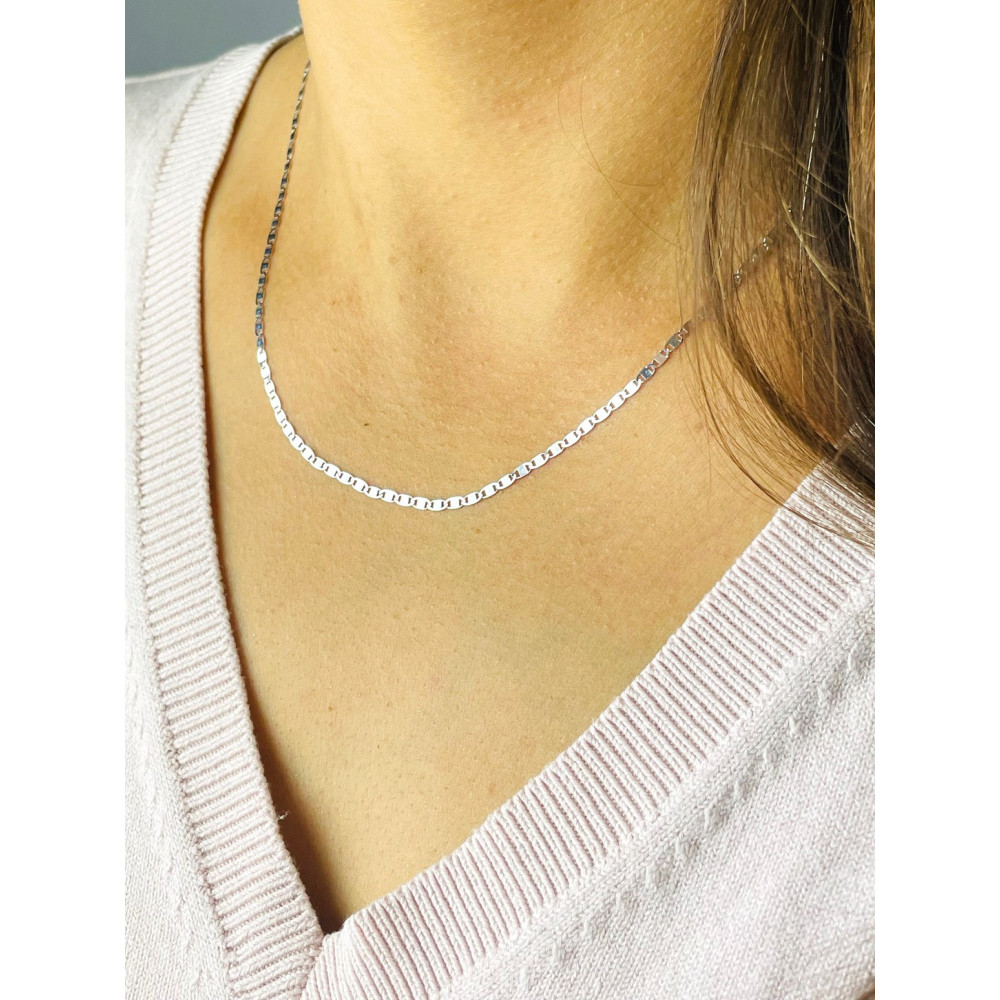 925 Silber Marine Halskette