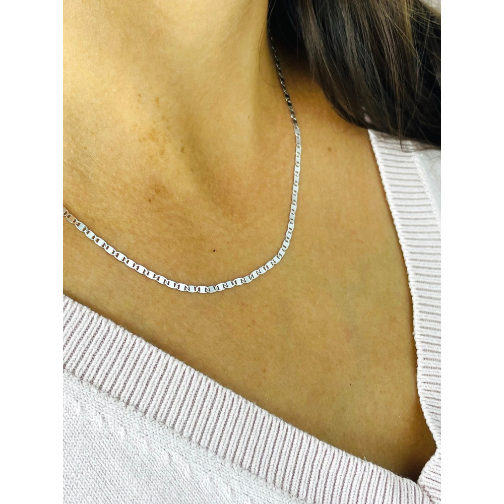 925 Silber Marine Halskette