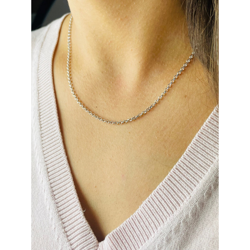 925 Silber Ankerkette Halskette Collier