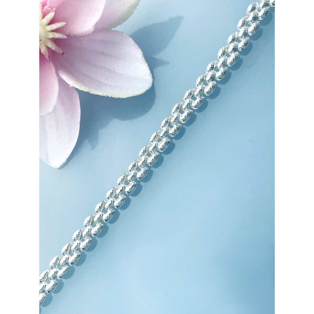 925 Silber Kugel Armband
