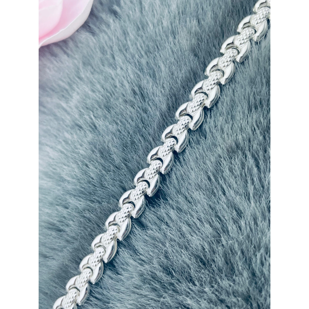 copy of Złota bransoletka celebrytka serce nieskończoność