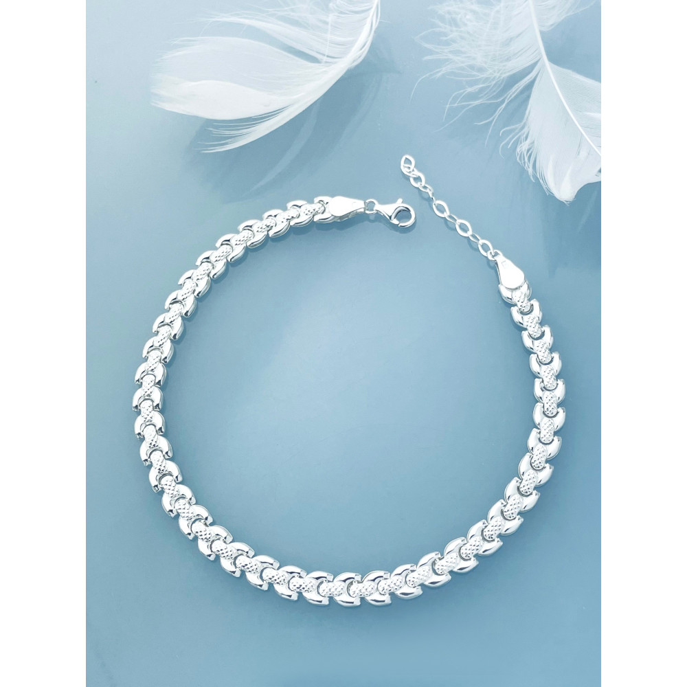 copy of Złota bransoletka celebrytka serce nieskończoność