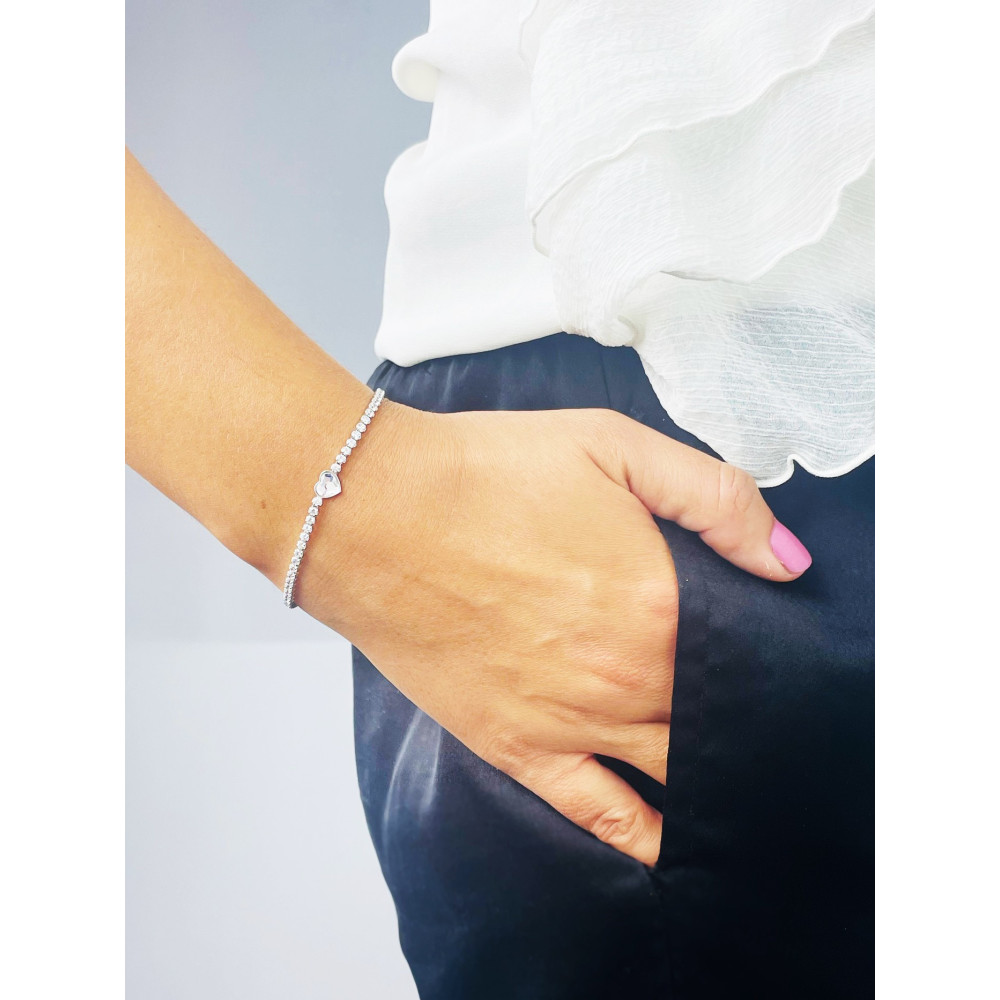 Herz Armband 925 Silber Damen Kinder