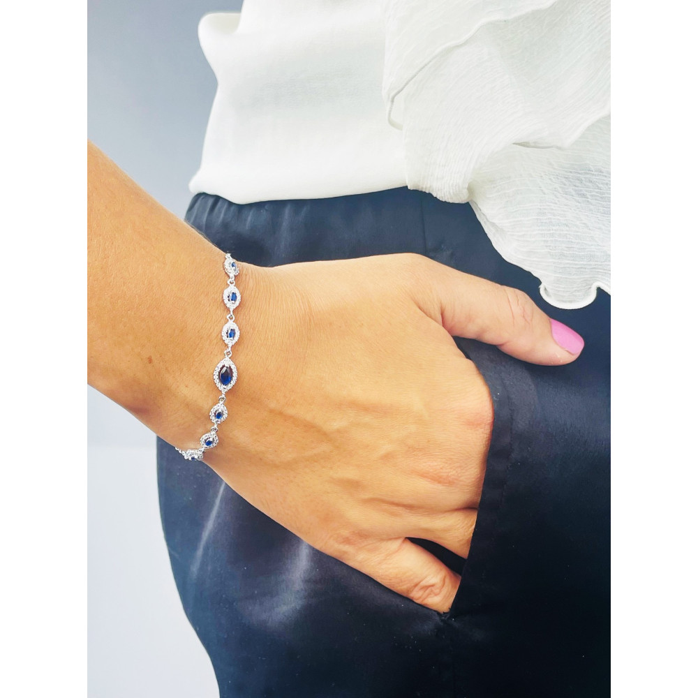 Armband 925 Silber mit Zirkonia Damen Kinder