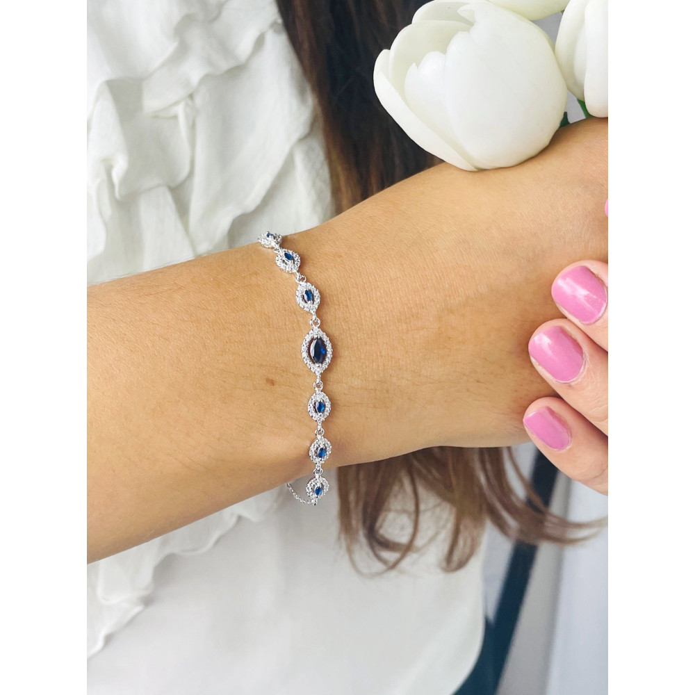 Armband 925 Silber mit Zirkonia Damen Kinder