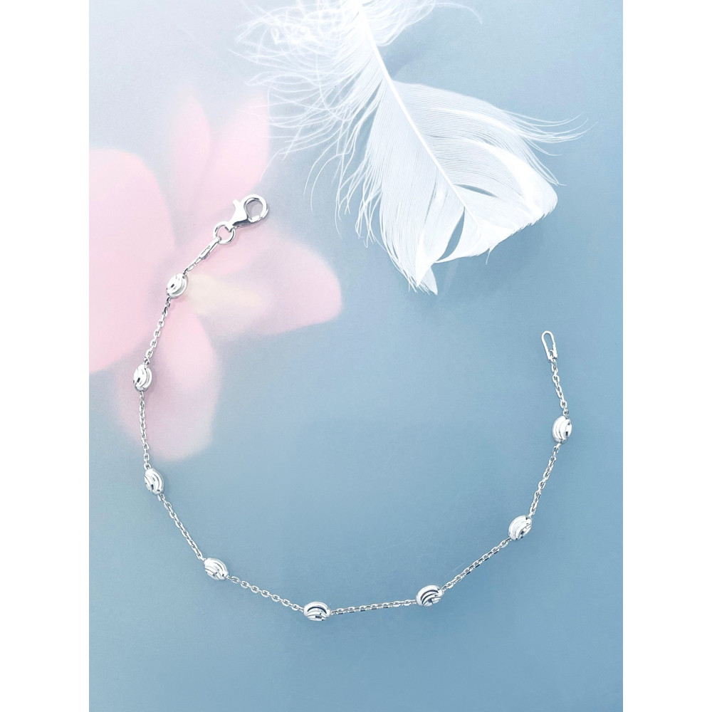 925 Silber mit Kugel Armband