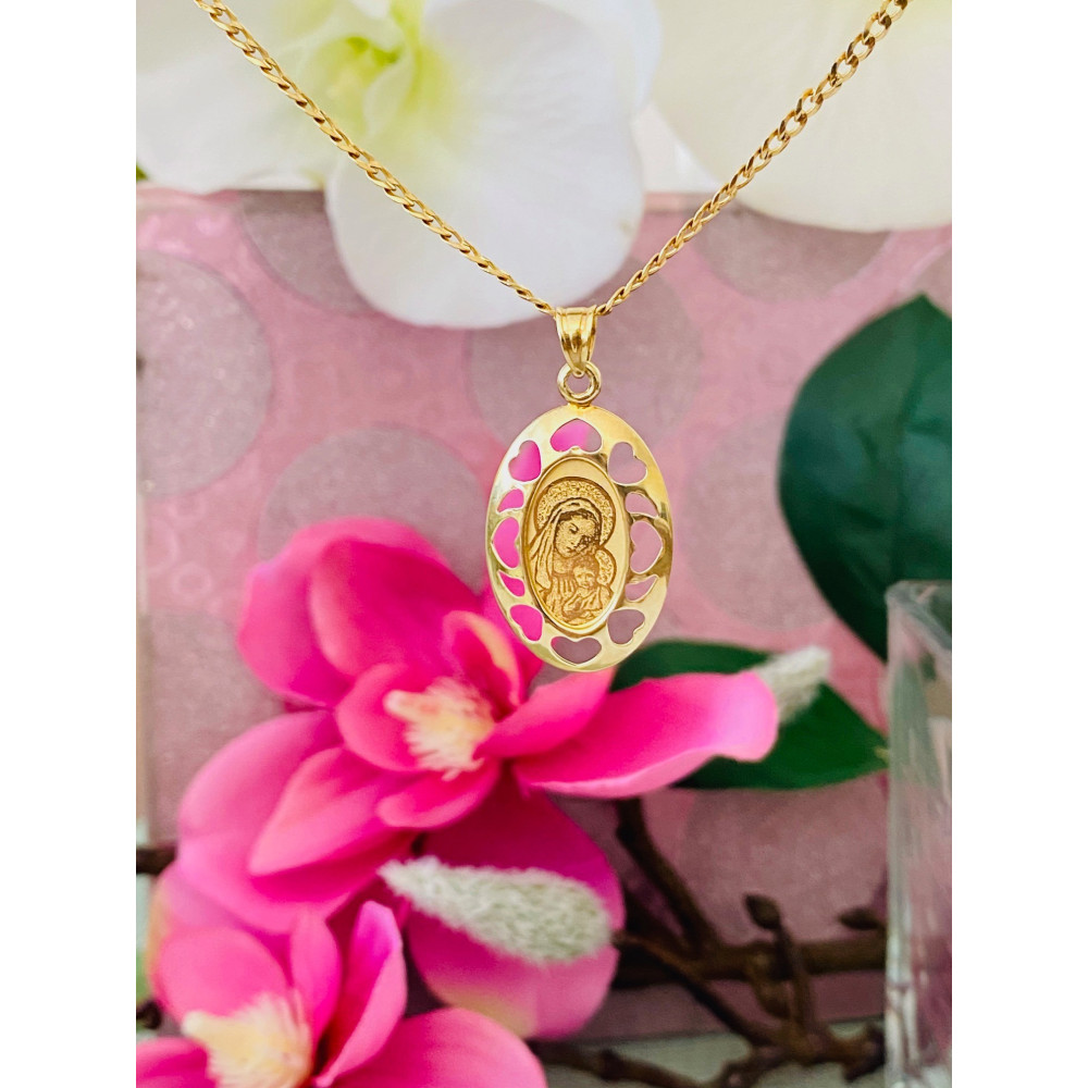 copy of Złoty Medalik Zawieszka Pan Jezus