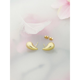 copy of Złote kolczyki kuleczki z cyrkoniami dwukolorowe