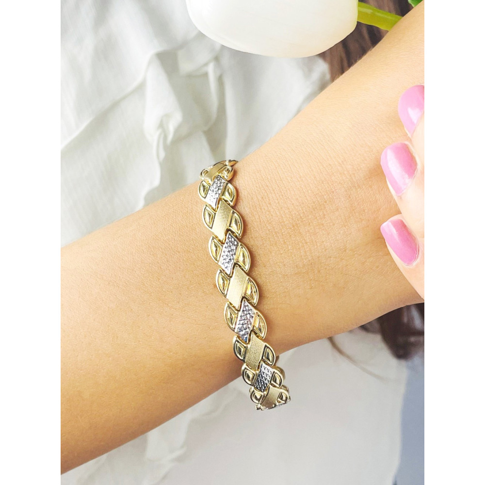 Damen Goldarmband Armband Armkette Gelbgold 585er 14KT