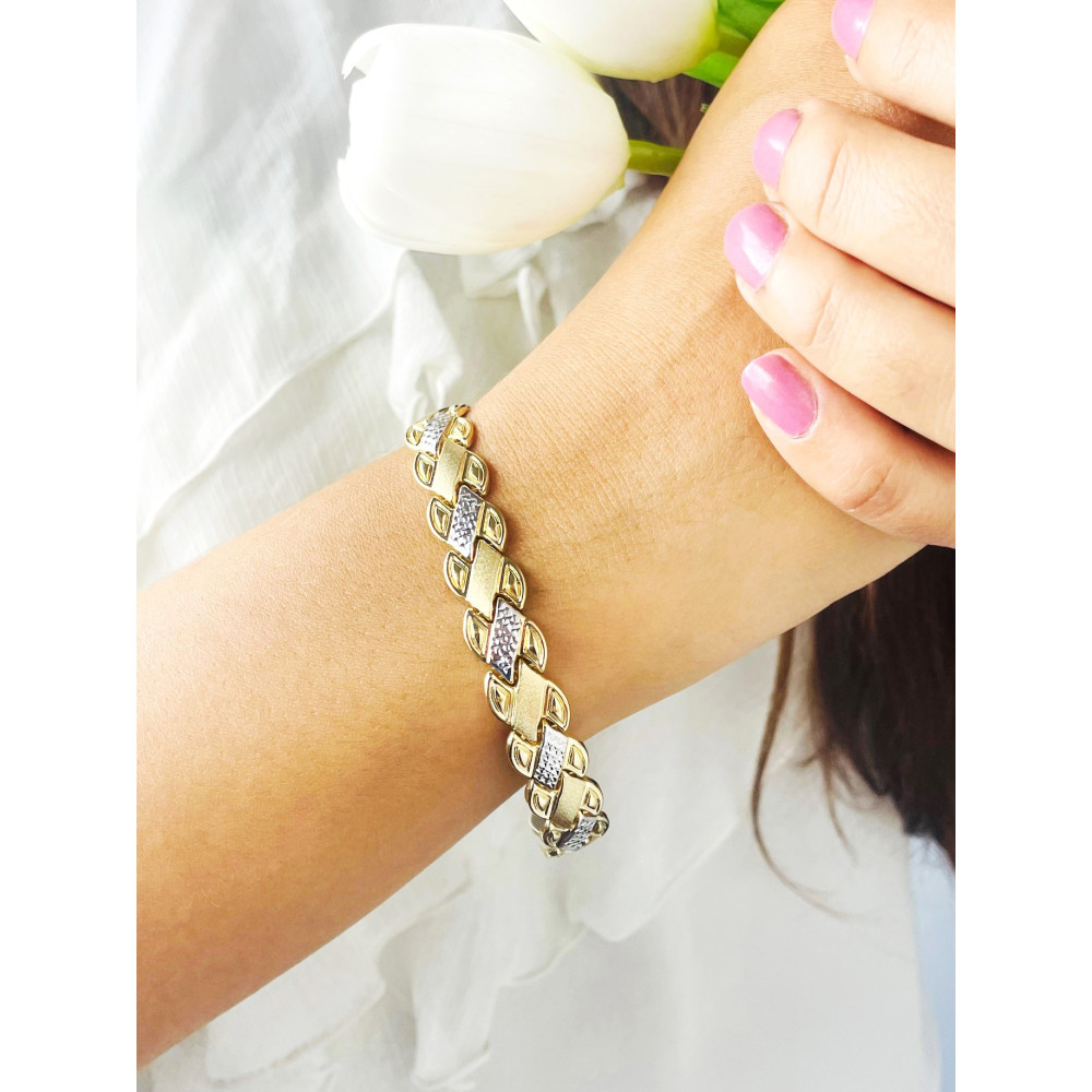 Damen Goldarmband Armband Armkette Gelbgold 585er 14KT